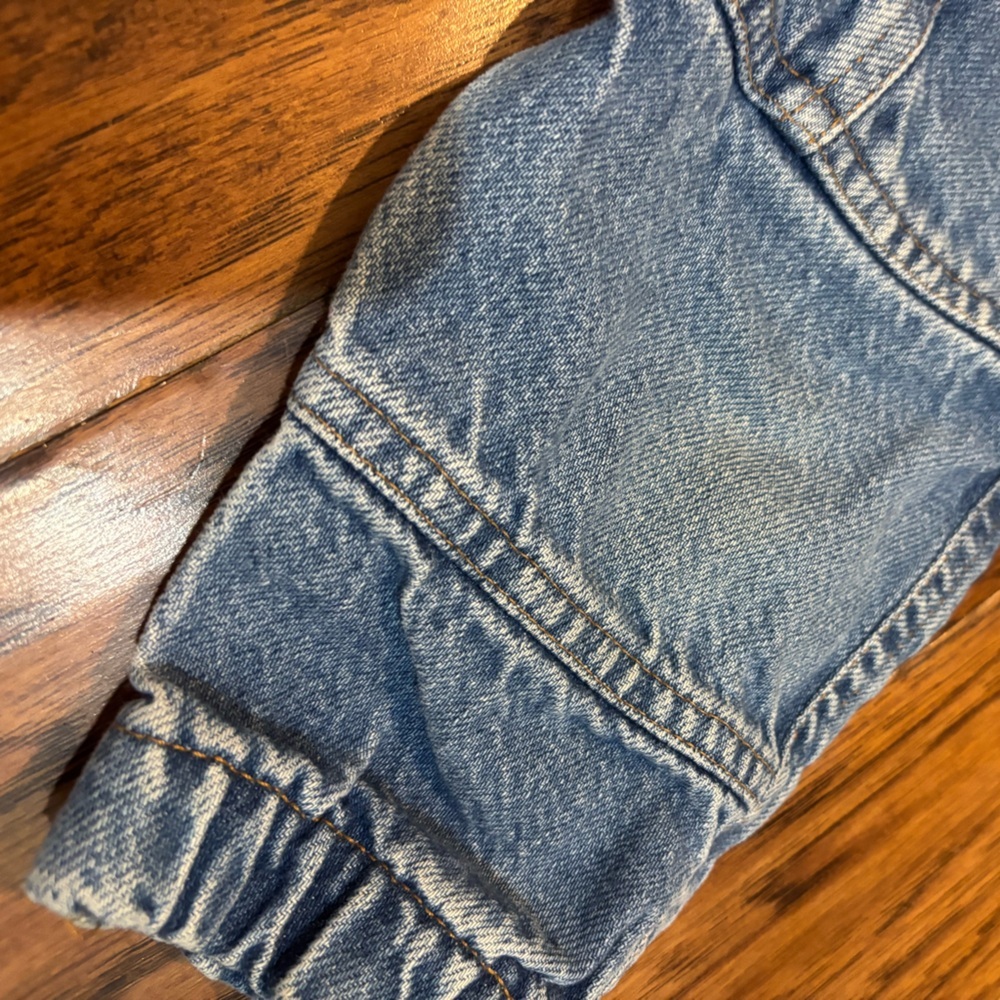 Vintage Liberty Baby Denim Joggers Size 12M Made in USA - Picture 2 of 11